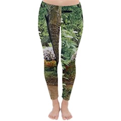 Garden Of The Phoenix Classic Winter Leggings by Riverwoman