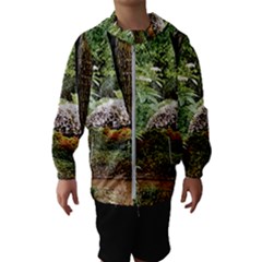 Garden Of The Phoenix Hooded Windbreaker (kids) by Riverwoman