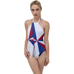 Naval Jack Of Royal Dutch Navy Go With The Flow One Piece Swimsuit by abbeyz71