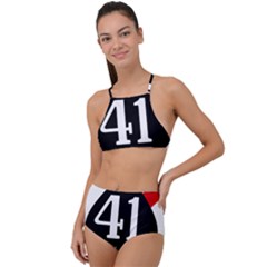 United States Navy Strike Fighter Squadron 41 High Waist Tankini Set by abbeyz71