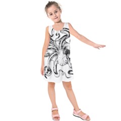 Animal Game Asset Call Invertebrate Kids  Sleeveless Dress by Wegoenart