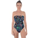 Tree Forest Abstract Forrest Tie Back One Piece Swimsuit View1