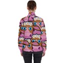 PINK COWS High Neck Windbreaker (Women) View2