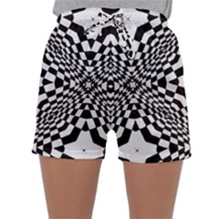 Tile Repeating Pattern Texture Sleepwear Shorts by Pakrebo
