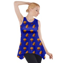 Kawaii Chips Blue Side Drop Tank Tunic by snowwhitegirl