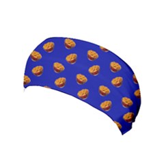 Kawaii Chips Blue Yoga Headband by snowwhitegirl