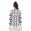 Eyes White Hooded Windbreaker (Women) View2