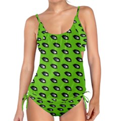 Eyes Green Tankini Set