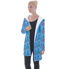 Pears Aqua Longline Hooded Cardigan by snowwhitegirl