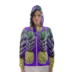 Pineapple Purple Hooded Windbreaker (women)