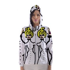 Dream Victorian Girl V Hooded Windbreaker (women)