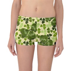 Drawn To Clovers Boyleg Bikini Bottoms by WensdaiAmbrose