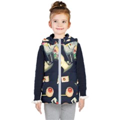 Food Kids  Hooded Puffer Vest