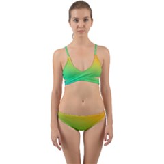 Sunburnt Splash Wrap Around Bikini Set by retrotoomoderndesigns