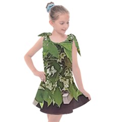 Garden Of The Phoenix  Kids  Tie Up Tunic Dress by Riverwoman