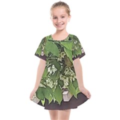 Garden Of The Phoenix  Kids  Smock Dress by Riverwoman