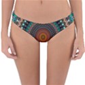 Ornament Circle Picture Colorful Reversible Hipster Bikini Bottoms View3