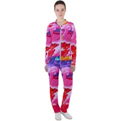 Abstract Art Background Paint Casual Jacket And Pants Set by Pakrebo