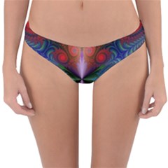 Fractal Fractal Background Design Reversible Hipster Bikini Bottoms by Pakrebo