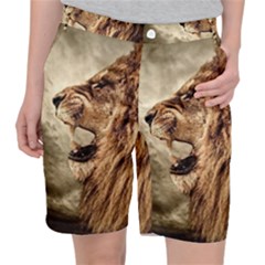 Roaring Lion Pocket Shorts by Sudhe