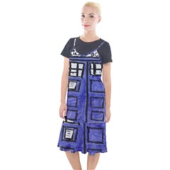 Tardis Painting Camis Fishtail Dress by Sudhe