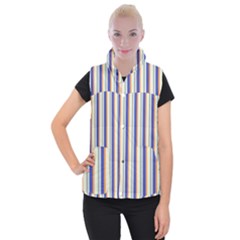 Candy Stripes 3 Women s Button Up Vest