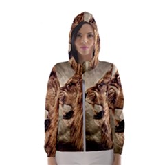 Roaring Lion Hooded Windbreaker (women) by Sudhe