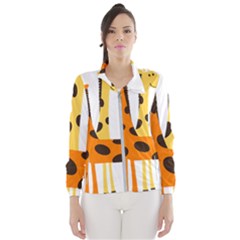 Giraffe Africa Safari Wildlife Windbreaker (women) by Sudhe