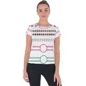 Christmas Borders Frames Holiday Short Sleeve Sports Top  View1