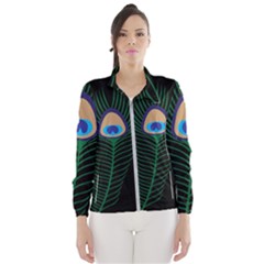 Peacock Feather Windbreaker (women) by Sudhe