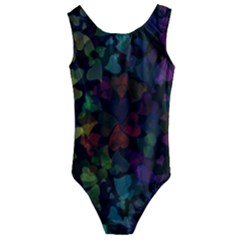 Falling Hearts  Kids  Cut-out Back One Piece Swimsuit by LoolyElzayat