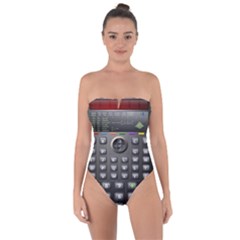 Scientific Solar Calculator Tie Back One Piece Swimsuit by Sudhe