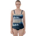 Bromo Caldera De Tenegger  Indonesia Twist Front Tankini Set View1