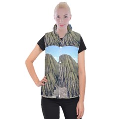 Mount Batok Bromo Indonesia Women s Button Up Vest