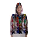 Paint Box Hooded Windbreaker (Women) View1