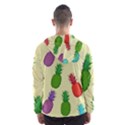 Colorful Pineapples Wallpaper Background Hooded Windbreaker (Men) View2