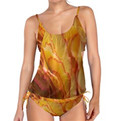 Flowers Leaves Leaf Floral Summer Tankini Set