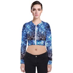 Abstract Fractal Magical Long Sleeve Zip Up Bomber Jacket by Sudhe