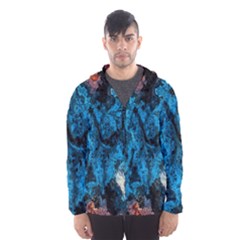 Abstract Fractal Magical Hooded Windbreaker (men) by Sudhe