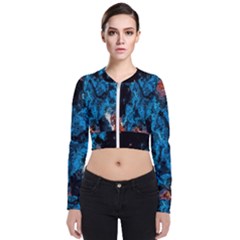 Abstract Fractal Magical Long Sleeve Zip Up Bomber Jacket by Sudhe