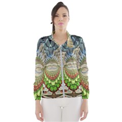 Abstract Fractal Magical Windbreaker (women) by Sudhe