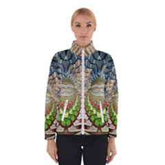 Abstract Fractal Magical Winter Jacket by Sudhe