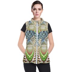 Abstract Fractal Magical Women s Puffer Vest