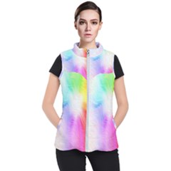 Psychedelic Background Wallpaper Women s Puffer Vest by Sudhe