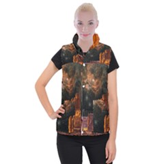 Geology Sand Stone Canyon Women s Button Up Vest by Sudhe