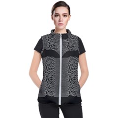 Grayscale Joy Division Graph Unknown Pleasures Women s Puffer Vest