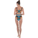 Fractal Fractal Background Design Bandaged Up Bikini Set  View2