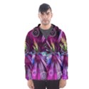 Fractal Circles Abstract Hooded Windbreaker (Men) View1