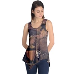 Grand Army Of The Republic Drum Sleeveless Tunic by Riverwoman