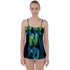 Digital Art Woman Body Part Photo Babydoll Tankini Set by dflcprintsclothing